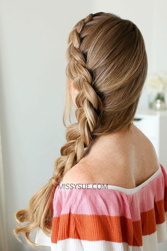 Casual Side Braid