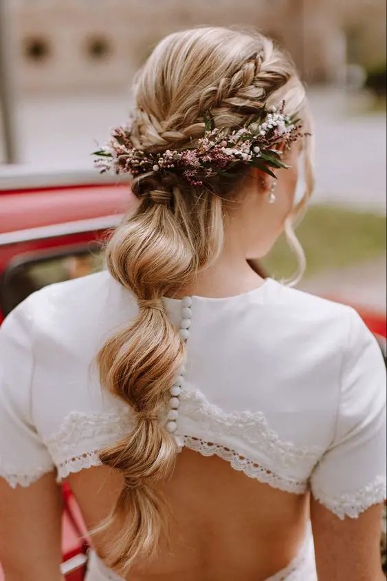 Bridal Blossoms: The Enchanted Bubble Braid