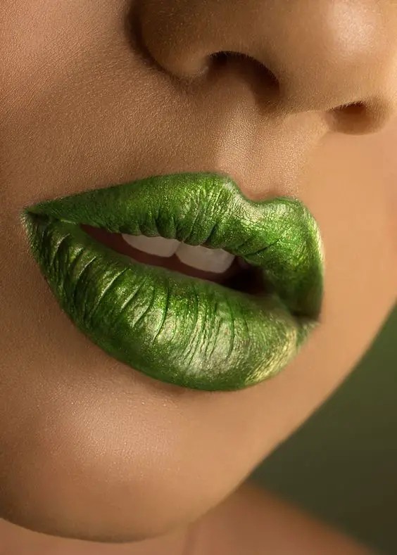 Lime Green Lips