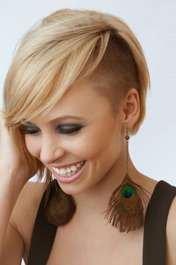 Undercut Bob with Voluminous Top