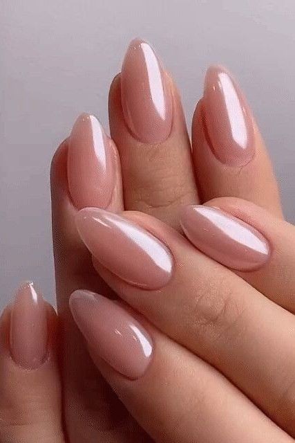 Barely-There Nude Nails: