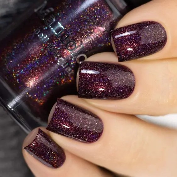 Burgundy Shimmer: