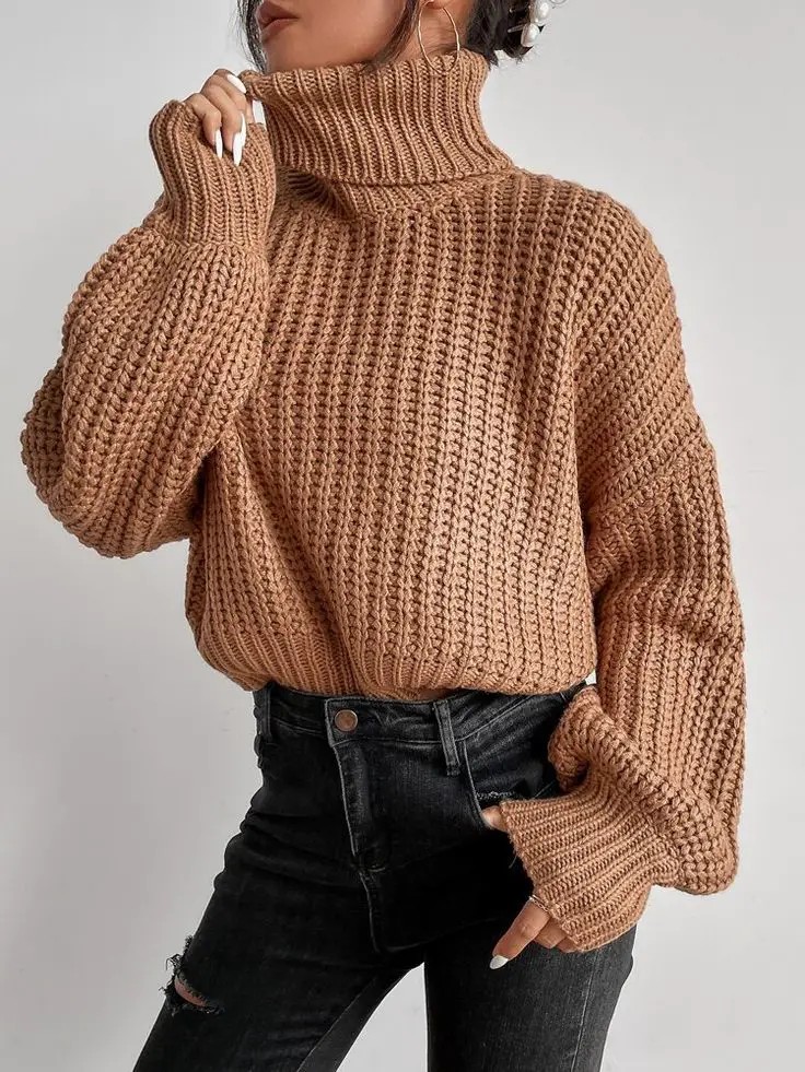 Oversized Sweater and Skinny Jeans: