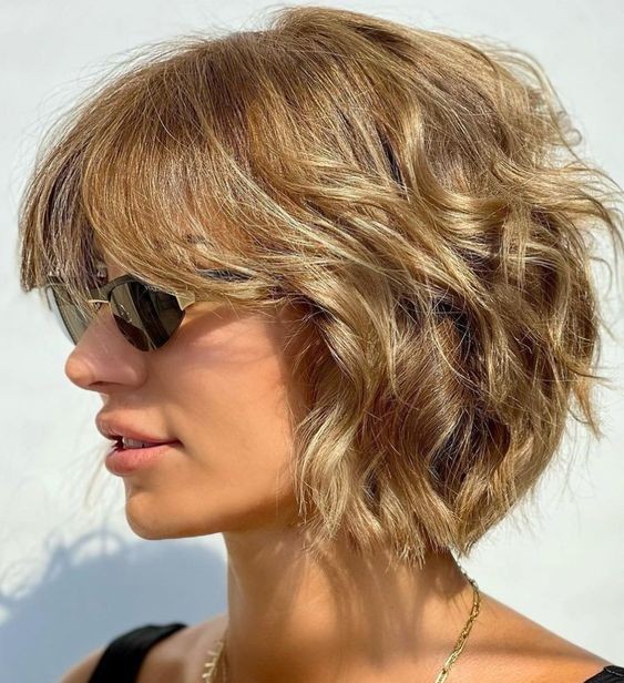 Layered Shaggy Bob