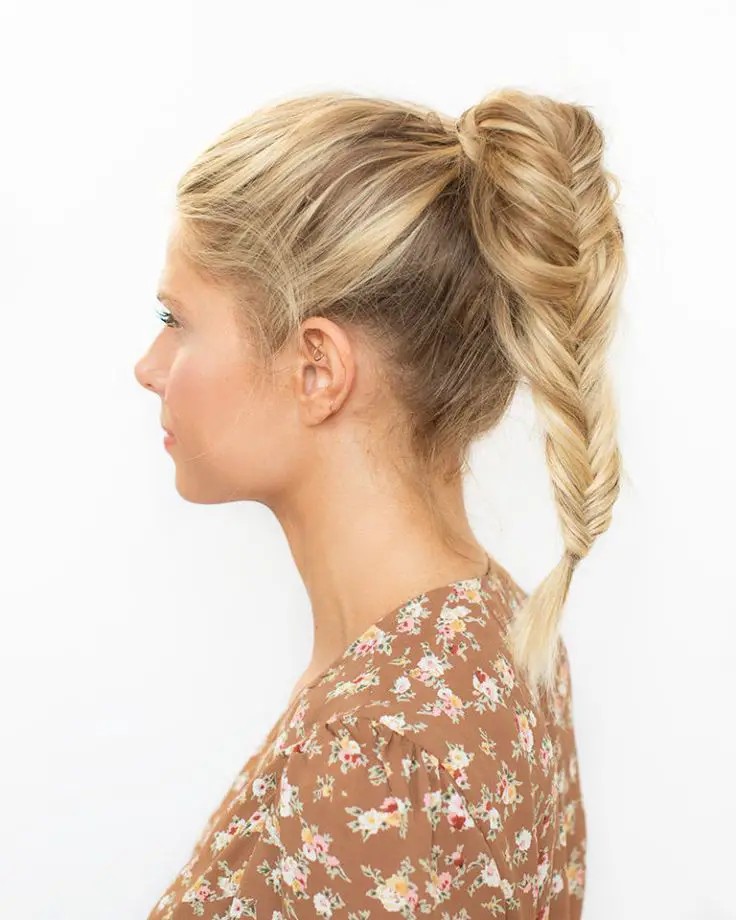 Fishtail Braid Ponytail