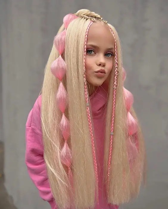 The Pink Long-Hair Statement