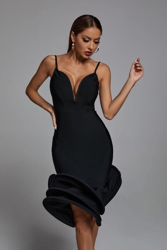 Classic Black Cocktail Dress