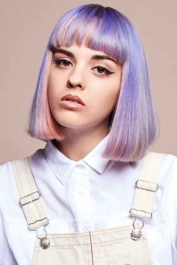 Pastel Perfection: Lavender and Blue Blend