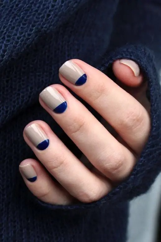 Half-Moon Manicure