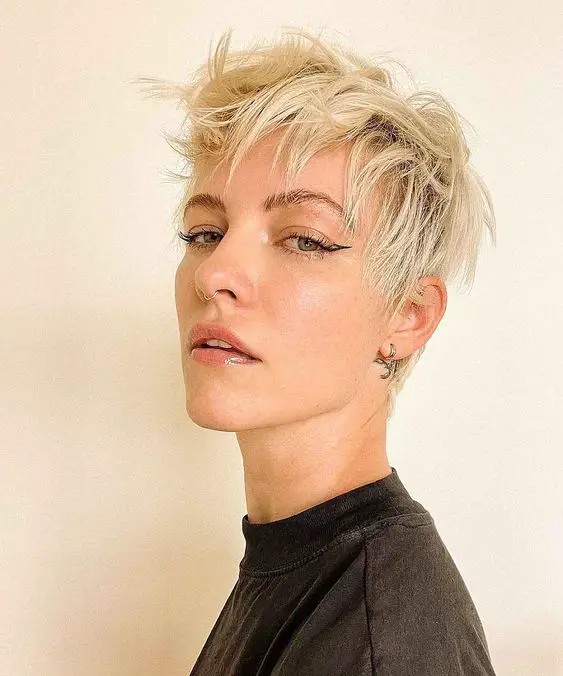 Textured Pixie Cut