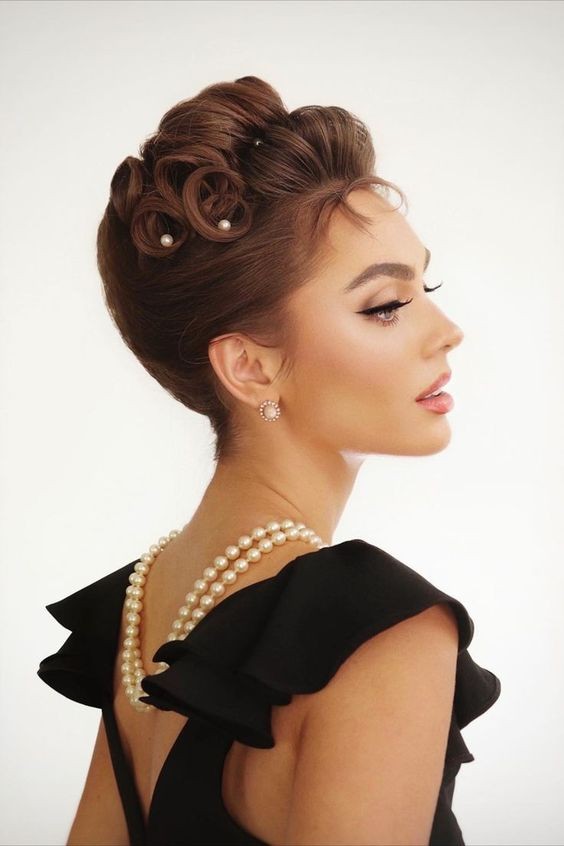 Retro-Inspired Updo