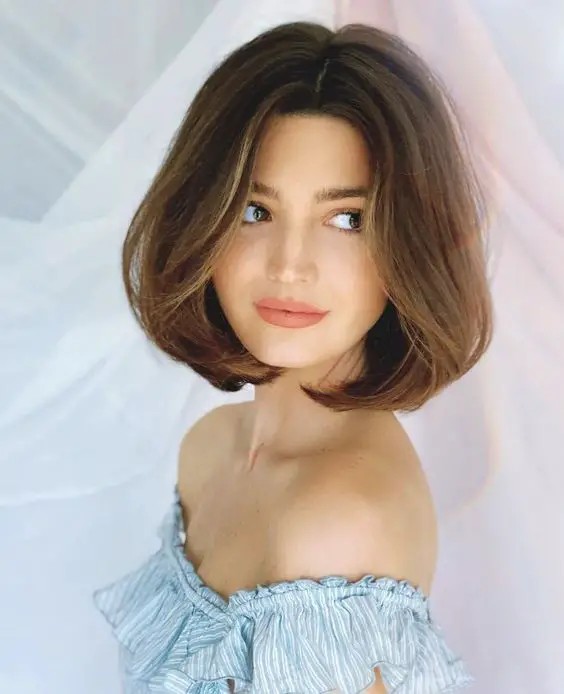 Textured Shoulder-Length Bob