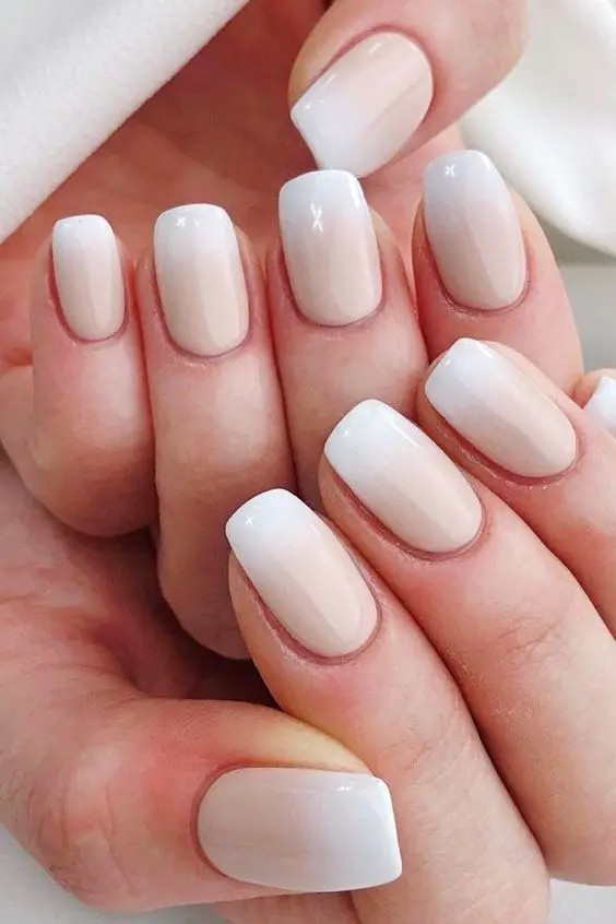 Neutral Dipped Ombre: