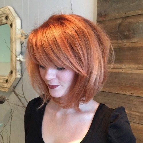 Side-Swept Bangs with Bob