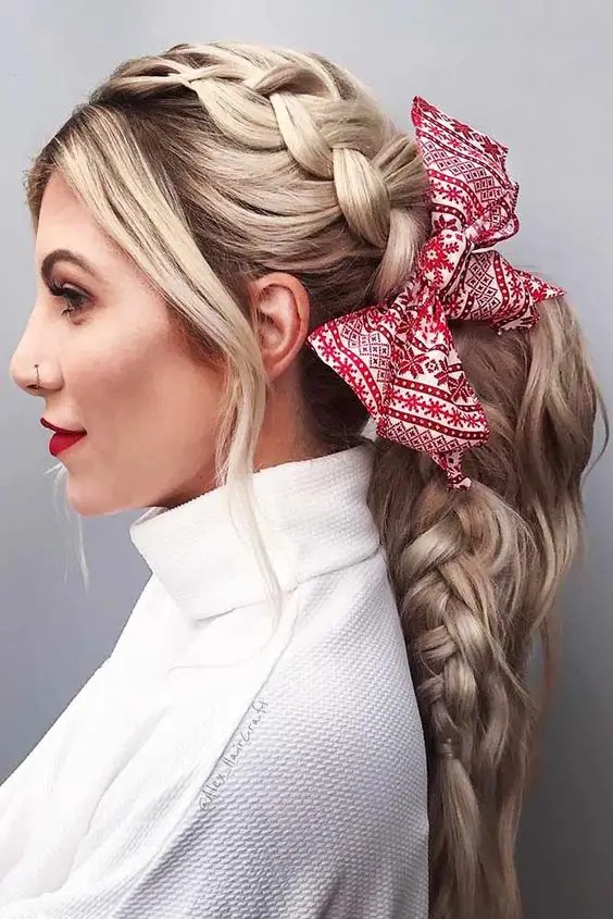 Twist Braid Ponytail