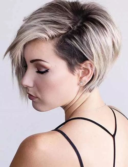 Pixie Bob with Balayage Highlights