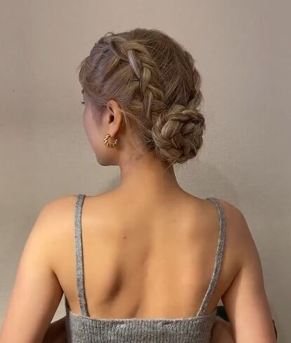 Dutch Braided Bun: