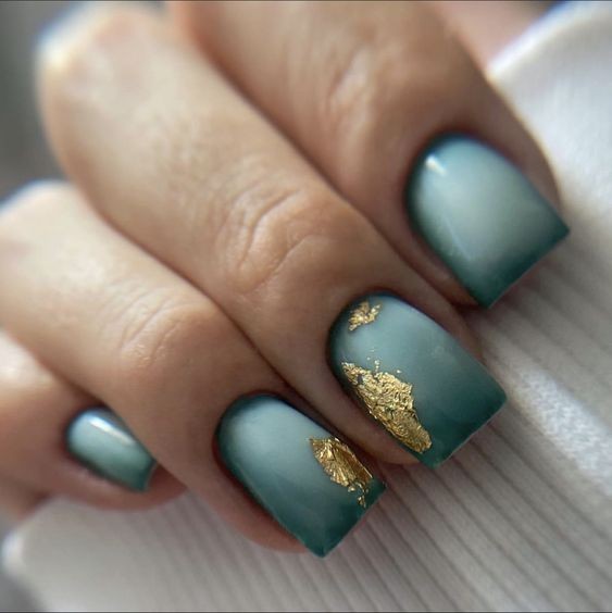 Gold Flecked Seas: Teal Tranquility