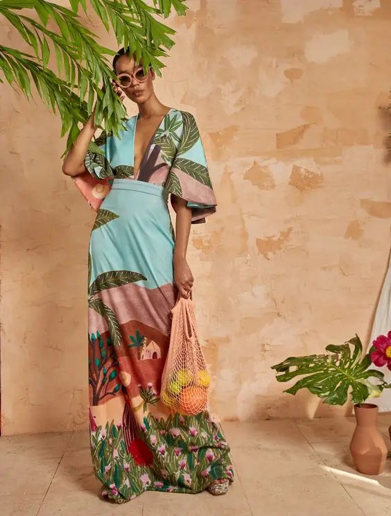 Tropical Elegance: A Fresh Take on Summer Vacation Wear