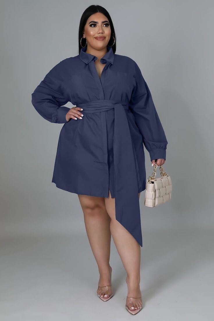 Structured Shirt Dress: