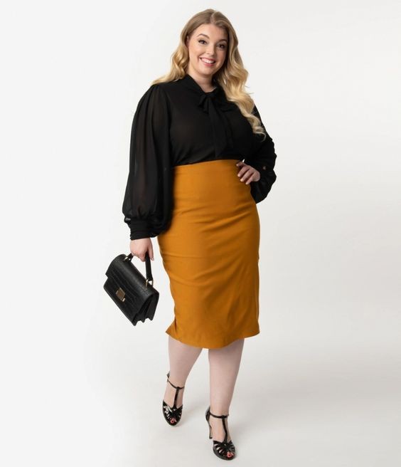 Pencil Skirt and Top: