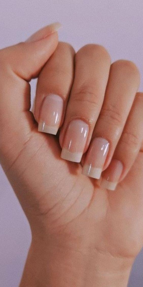 Natural Bare Nails with Cuticle Detail: