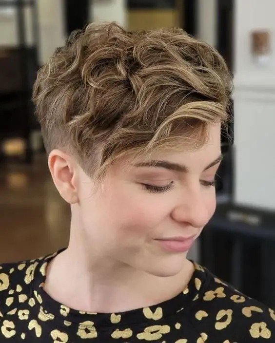 Textured Pixie Cut: