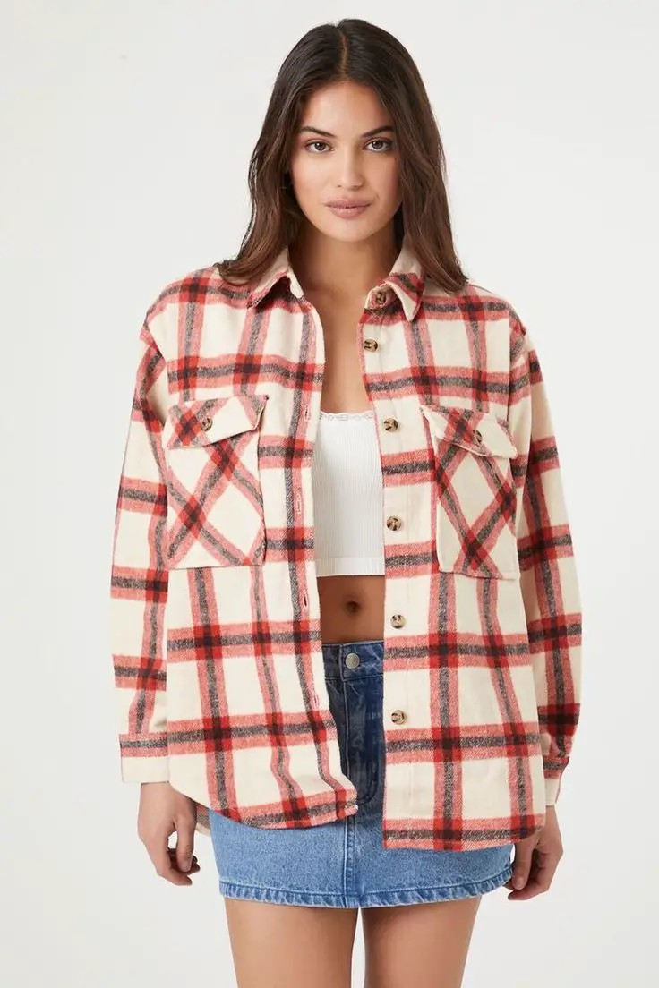 Classic Red Plaid for Vibrant Autumn Days