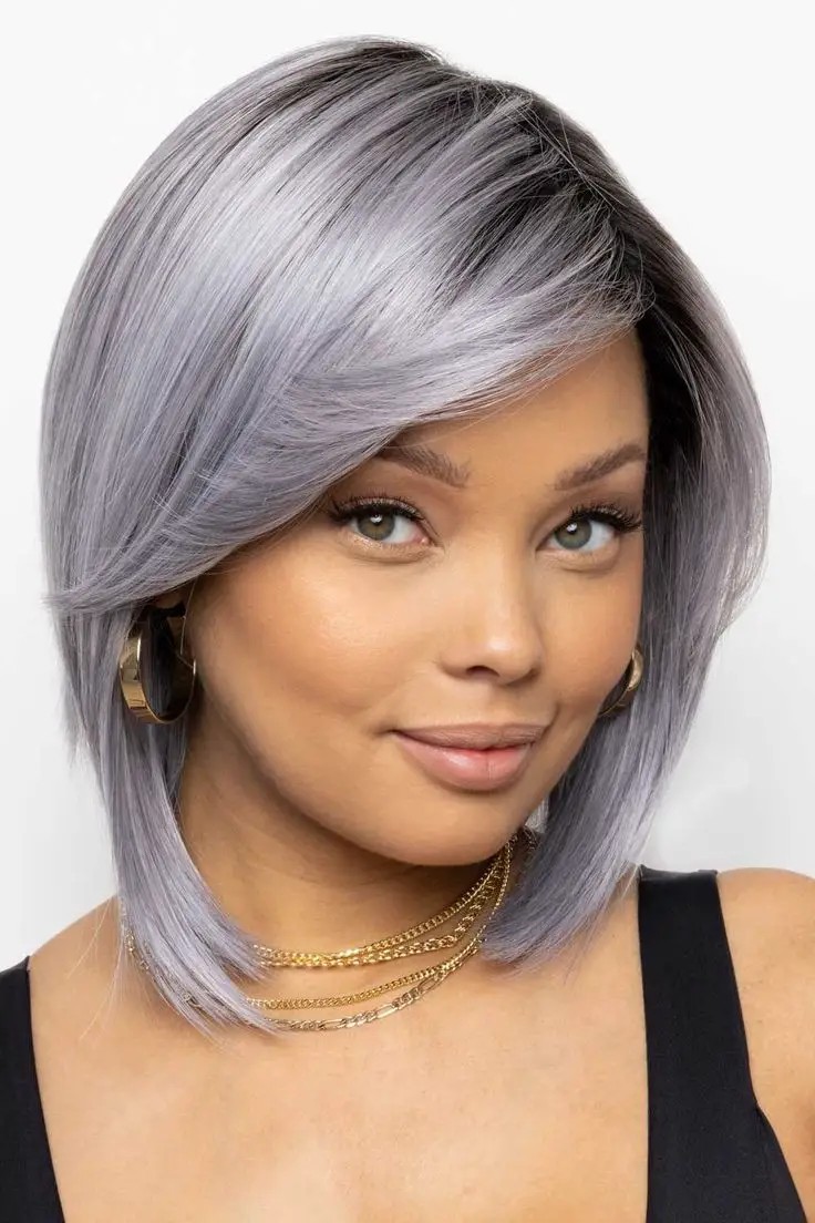 Layered Bob with Face-Framing Highlights