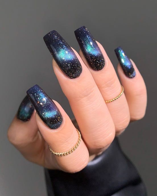 Midnight Glitter Ombre