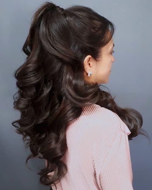 Layered High Ponytail