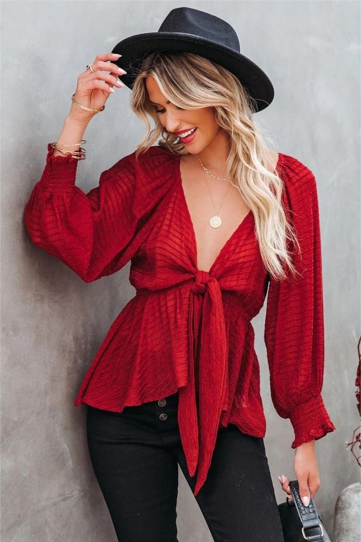 Bold Red Wrap