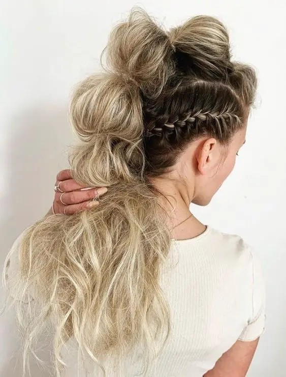 Waterfall Mohawk Braid