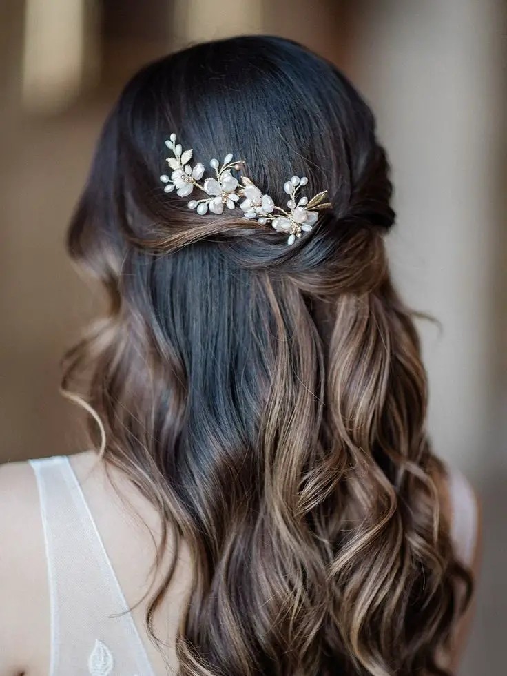 Waterfall Braid with Jeweled Accessories