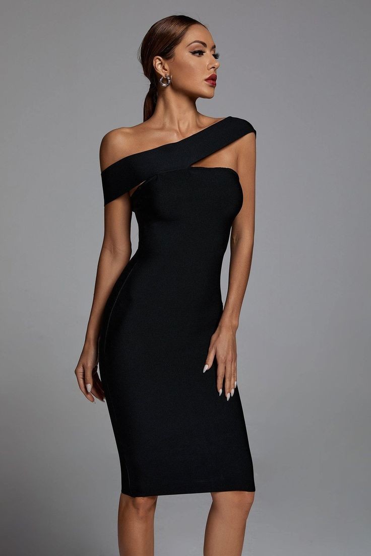 Classic Black Cocktail Dress