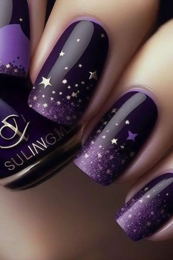 Galaxy Space Nails: