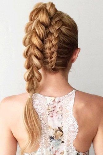 Braided Side Ponytail