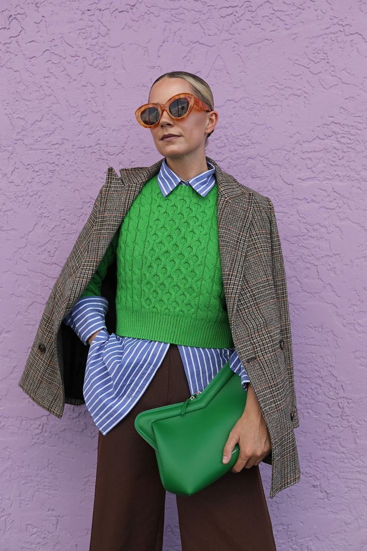 A Playful Palette Green for Casual Fridays