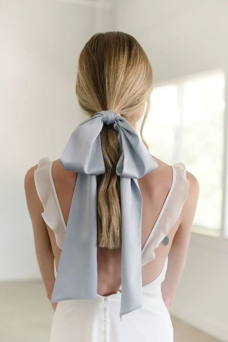 Silken Ribbon Ponytail