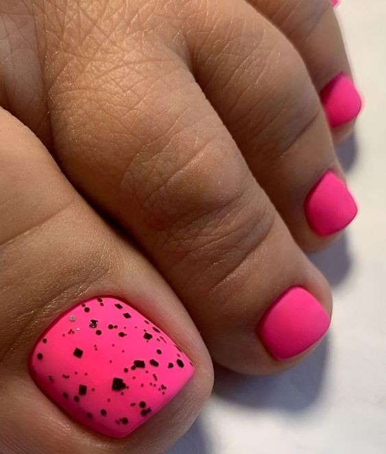 Speckled Hot Pink