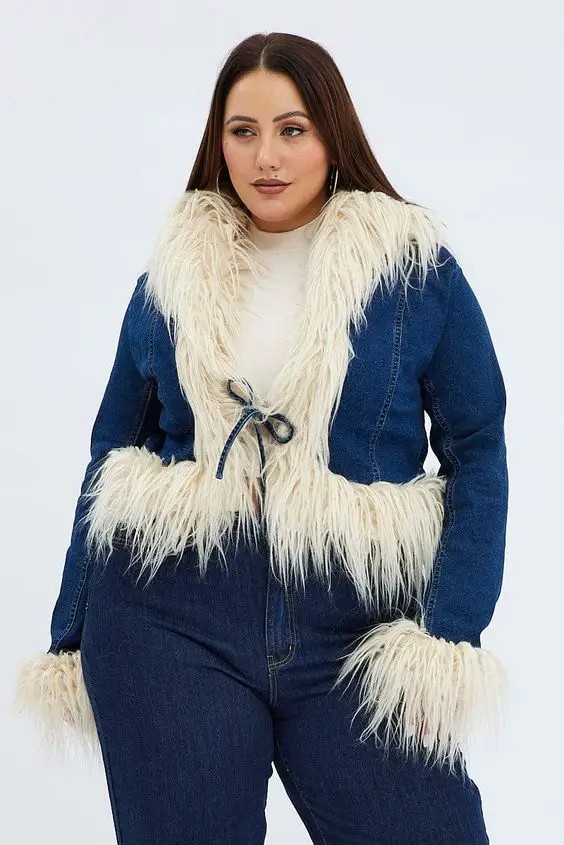 Shearling-Lined Denim Jacket