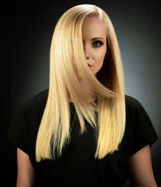 Elegant Long Straight Hair