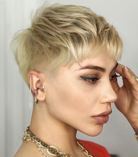 Pixie Cut with Tapered Sides