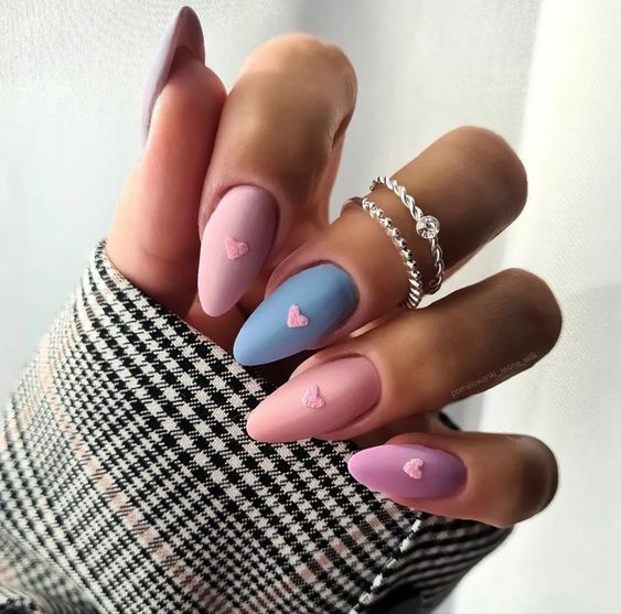 Sweet Hearts in Pastel Shades