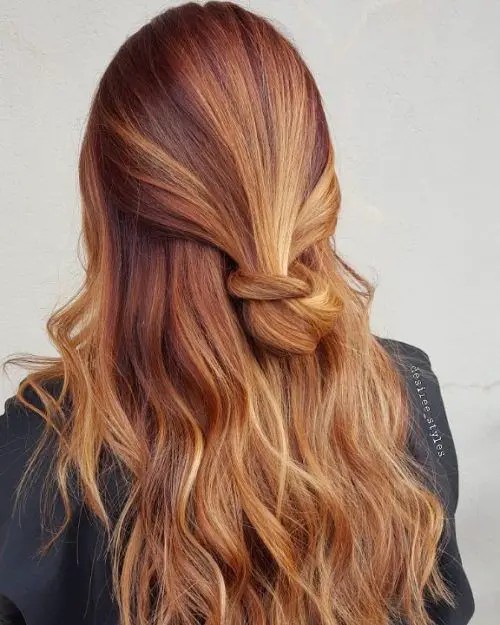 Strawberry Blonde Highlights