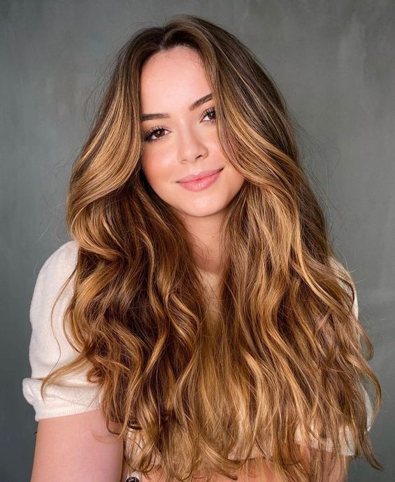 Idea 13: Long Hair with Balayage Highlights