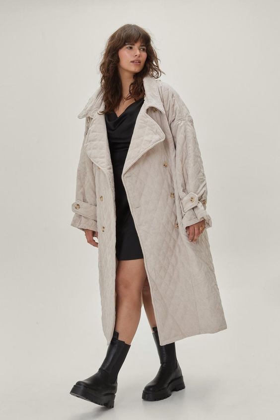 Wool Blend Trench Coat