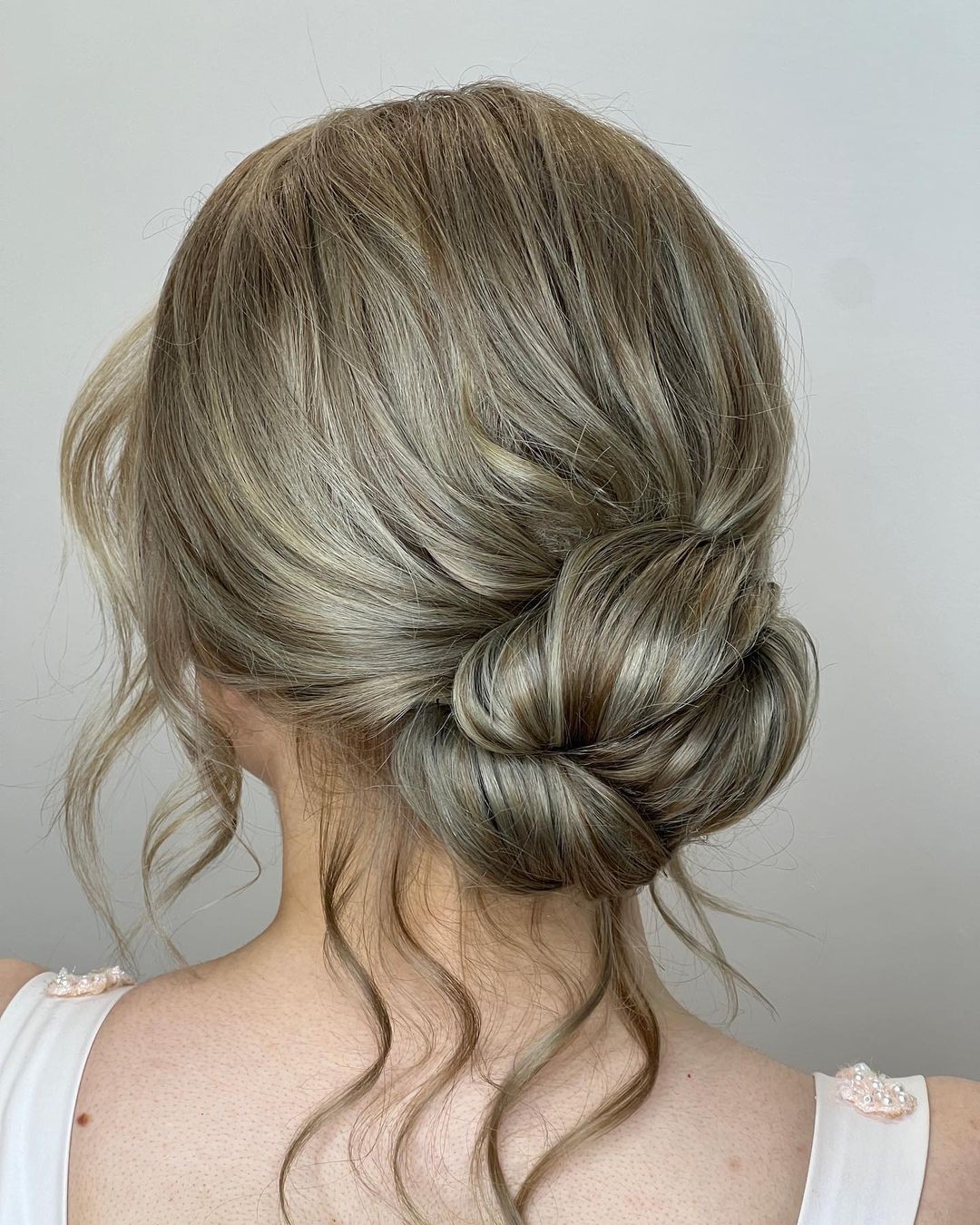 Elegant Low Bun Twist