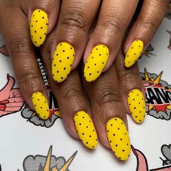 Yellow Polka Dots: