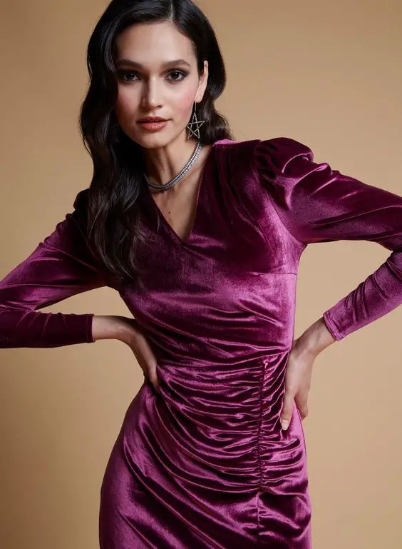 Velvet Sheath Dress